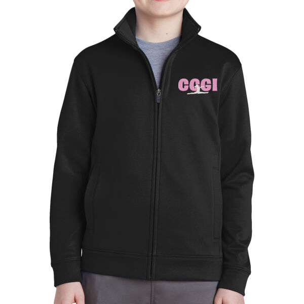 CCGI - Youth SportWick Fleece Full Zip Jacket Thumbnail