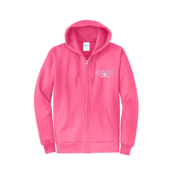 CCGI - Adult Fleece Full Zip Hooded Sweatshirt Thumbnail
